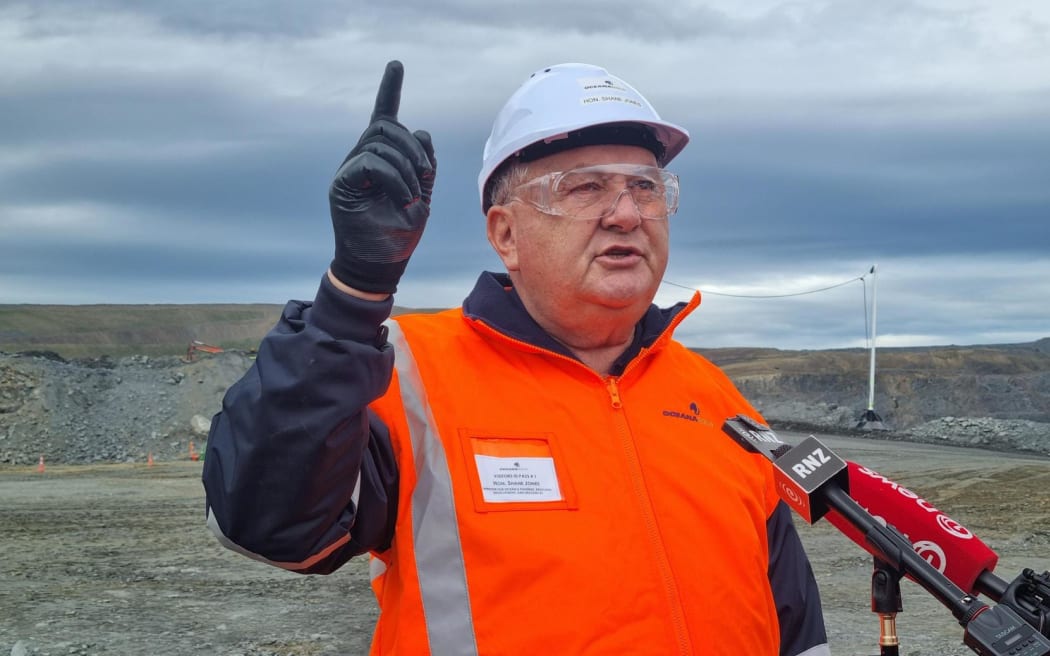 Shane Jones at OceanaGold's Macraes mine