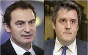 Police Minister Stuart Nash and National Party police spokesperson Chris Bishop