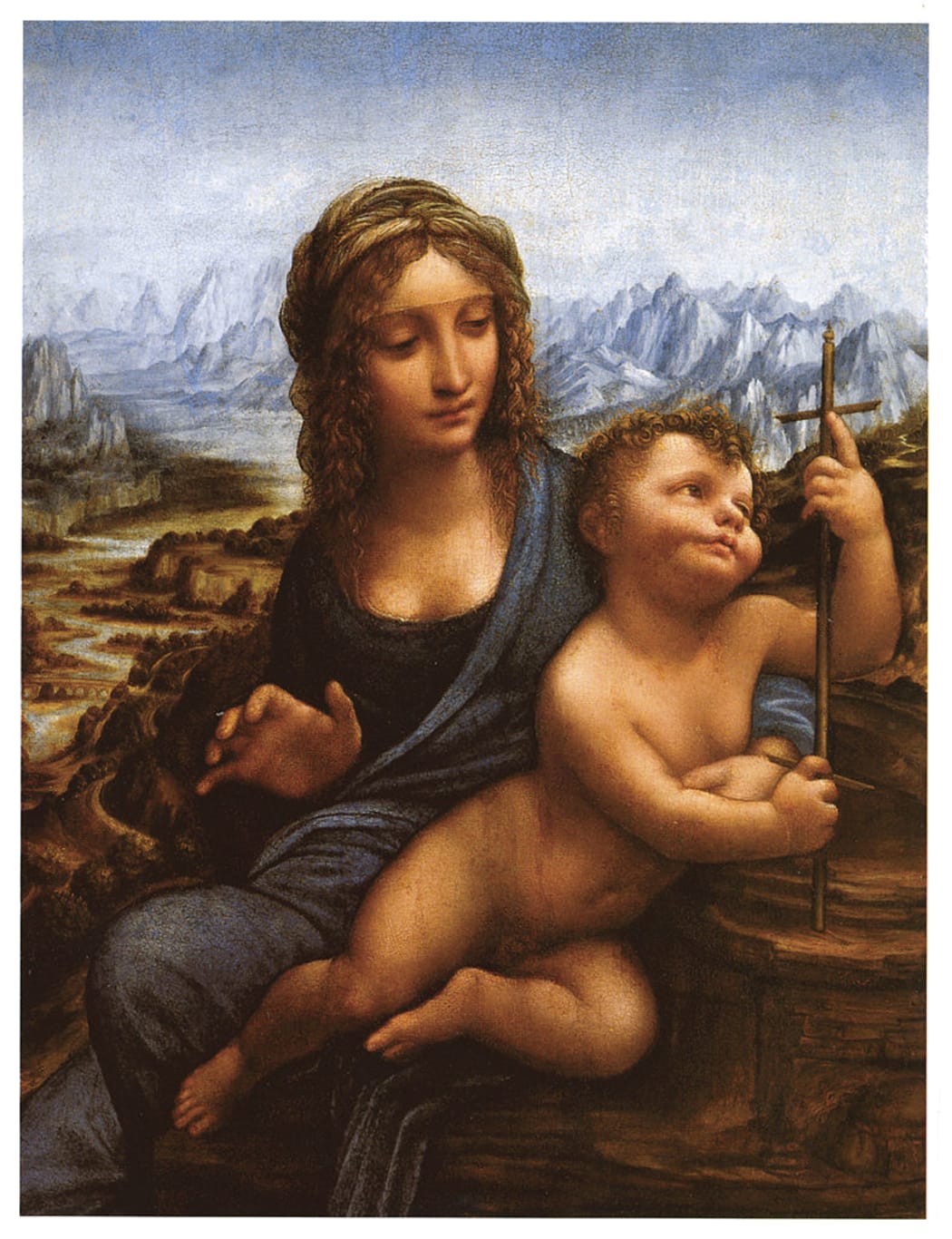 Madonna of the Yarnwinder, by Leonardo da Vinci.