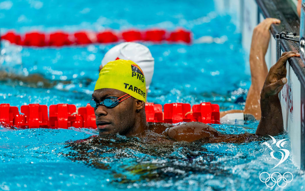 PNG's Josh Tasere in Paris.