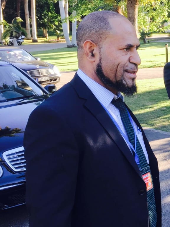 Dr Sam Yockapua of the PNG Doctor's Association