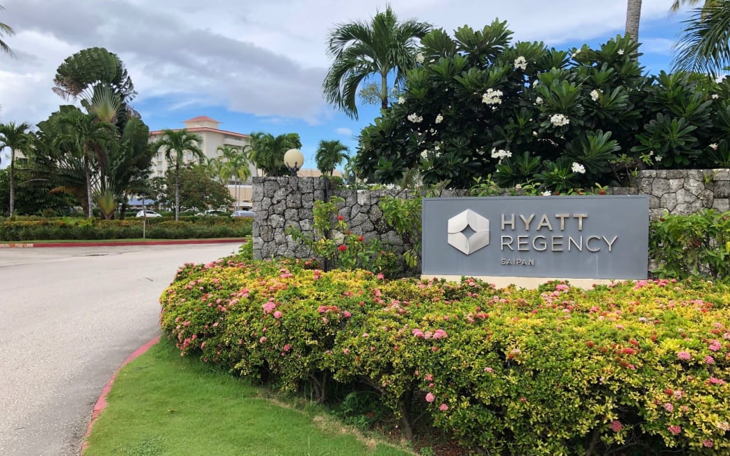 Hyatt Regency hotel in the CNMI's Saipan.