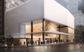 Artist impression of Aotea CRL station.