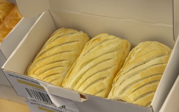 Some of the entries for the Bakels Legendary Sausage Roll Competition.