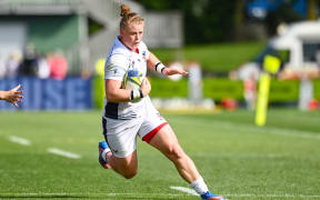 Alev Kelter of USA. Canada v USA, Women’s Rugby World Cup New Zealand 2021 (played in 2022) pool match at Waitakere Stadium, Auckland, New Zealand on Sunday 23 October 2022. Mandatory credit: © Andrew Cornaga / www.photosport.nz