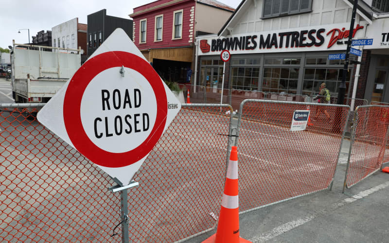 For the next year and a half, Nelson’s Bridge Street will be in various stages of closure as water infrastructure under the road is upgraded.