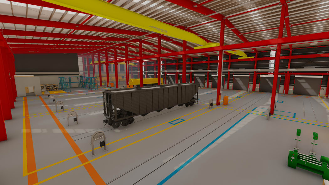 An image of the planned redevelopment of the Hillside railway workshops in Dunedin.