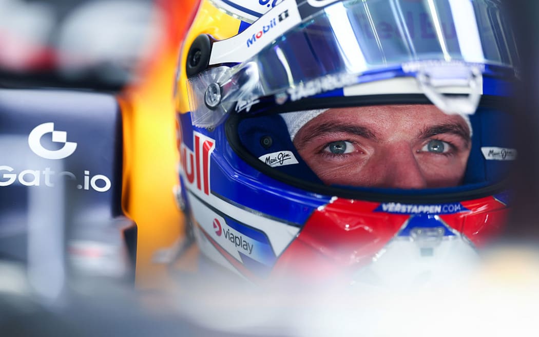 Max Verstappen of the Netherlands and Oracle Red Bull Racing prepares to drive during final practice ahead of the F1 Grand Prix of Bahrain.