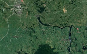 Map of SH1 and Karapiro