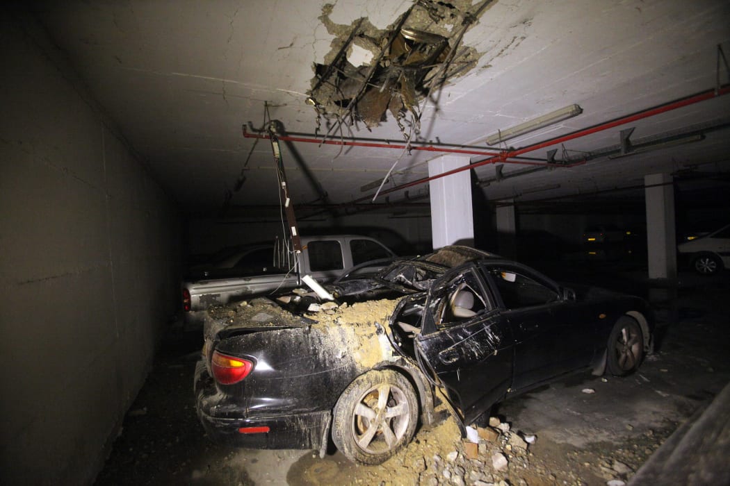 Damage caused by a rocket fired from Gaza hitting the Israeli city of Ashdod.