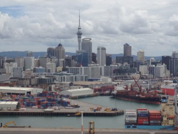 Auckland's waterfront.