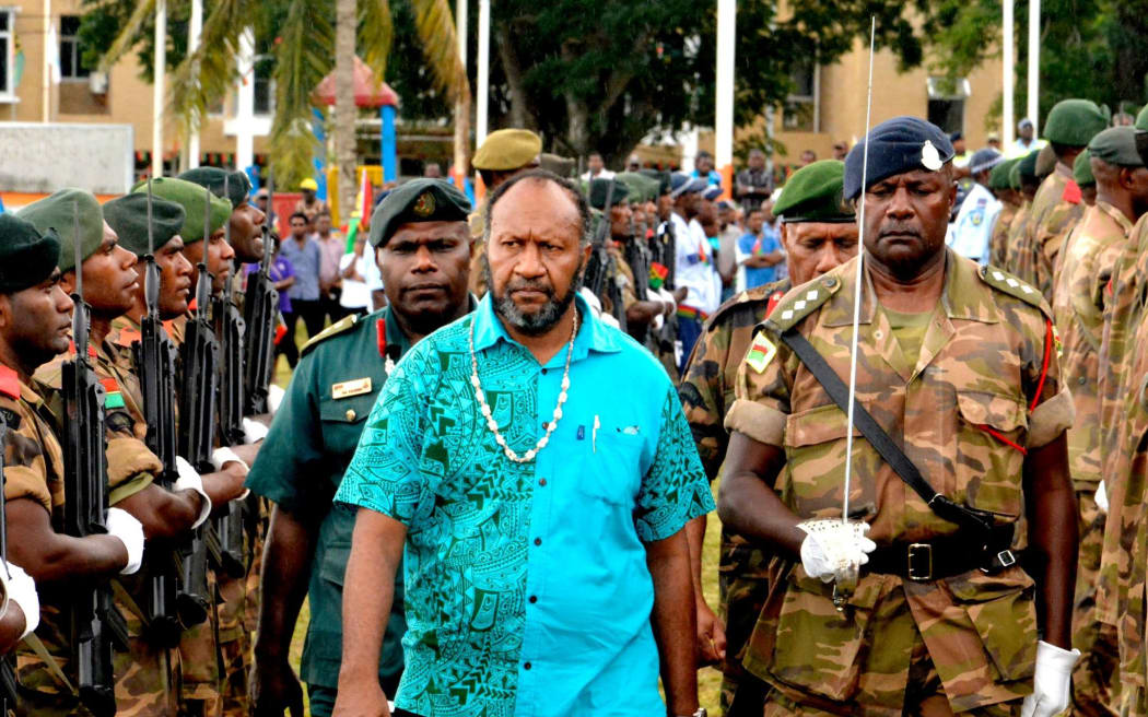President of the Reunification of Movement of Change (RMC) and former Prime Minister, Charlot Salwai