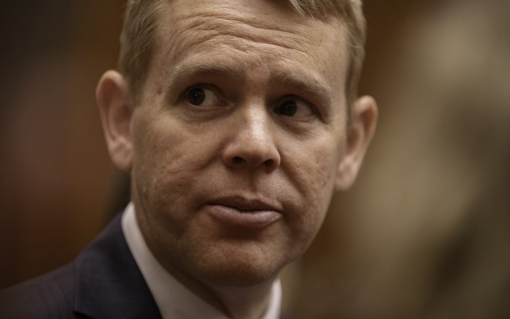 Prime Minister Chris Hipkins speaks to media following in his first major foreign policy speech.