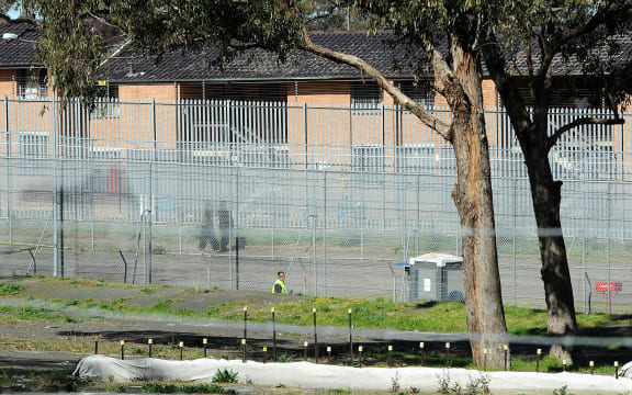 Steel fences surround the Villawood Immigration Detention Centre in Sydney.