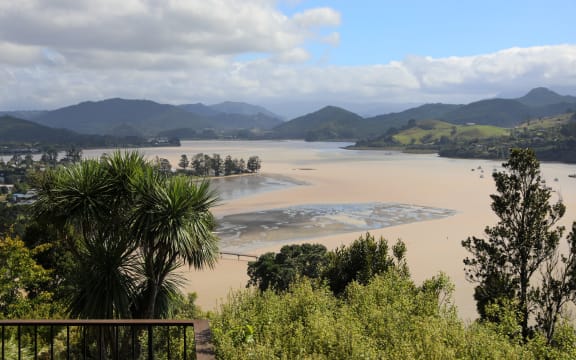 Tairua weather event - Tairua harbour after the large rain event - 22 January 2026