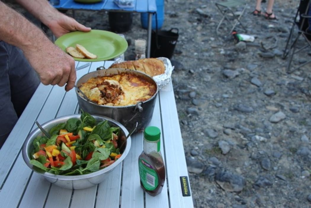 Camp Oven Lasagne from Inland Adventures