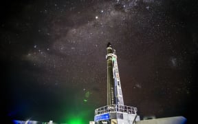 This June 16, 2018 courtesy of Rocket Lab shows the launch site for an Electron rocket at Rocket Lab in Mahia, New Zealand.