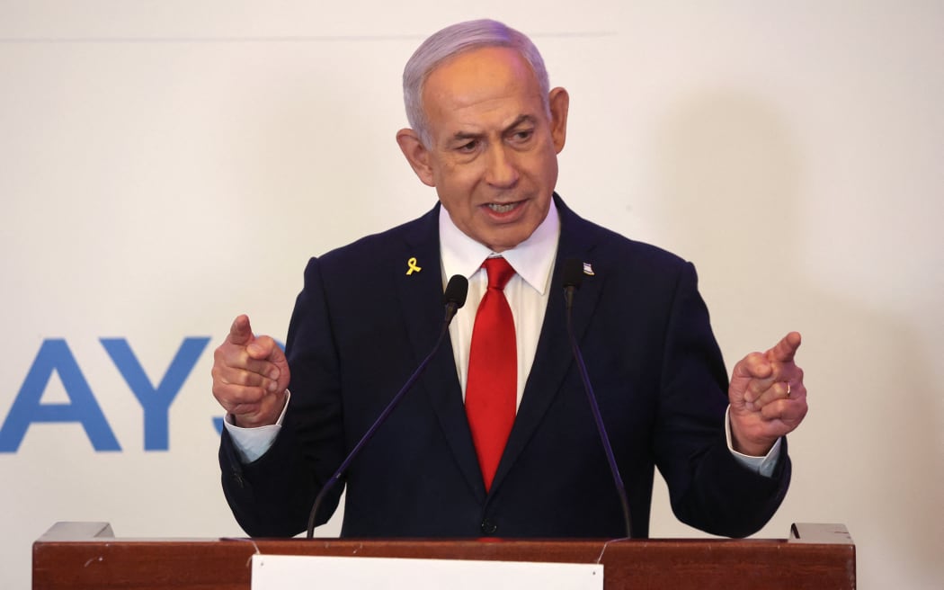 Israel's Prime Minister Benjamin Netanyahu speaks during an event in Jerusalem on 27 July, 2025.