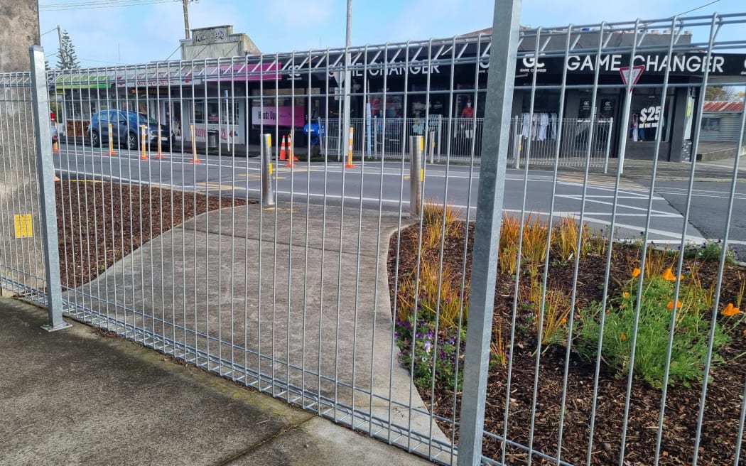 The path leading to the raised crossing has now been fenced off for several years.