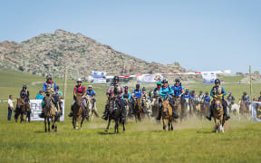 Mongol Derby, Start Day, 6th August 2014.