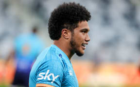 Tima Fainga'anuku.
Moana Pasifika vs Crusaders, DHL Super Rugby Pacific. Forsyth Barr Stadium, Dunedin, New Zealand. Friday 4 March 2022. Â© Copyright photo: Derek Morrison / www.photosport.nz