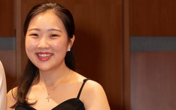 Finalists concerto competition April Ju (Christchurch), Hyein Kim (Auckland) and Catherine Kwak (Auckland)