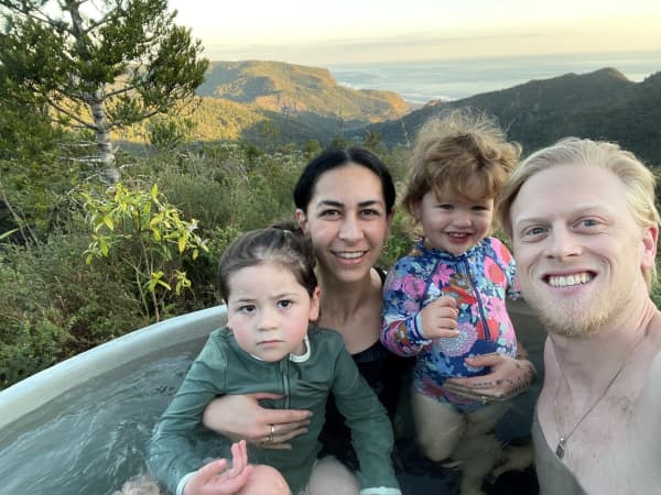 Sophie Day-Jones and her family. Her daughter, Mackenzie, is on the left.