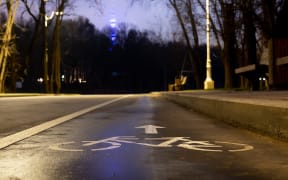 Bicycle path.