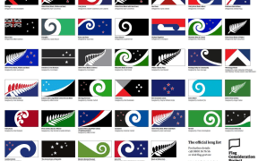 One of these 40 designs could become New Zealand's new national flag.