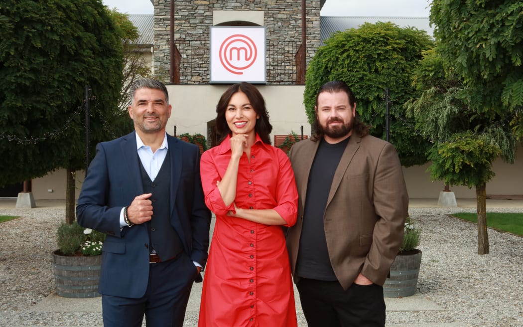 Masterchef judges, LtoR Michael P.Dearth, Nadia Lim and Vaughn Mabee.