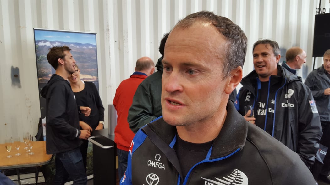 Emirates Team New Zealand skipper Glenn Ashby