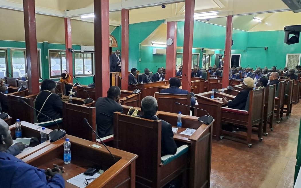 Bougainville's Parliament sitting following the September 2025 general election