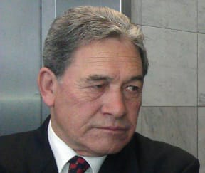 New Zealand First leader Winston Peters.