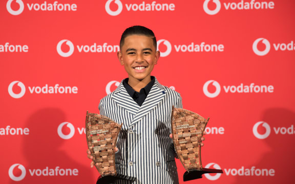 12-year-old sensation General Fiyah who won the People's Choice Award, and Best Song at the 2018 Pacific Music Awards