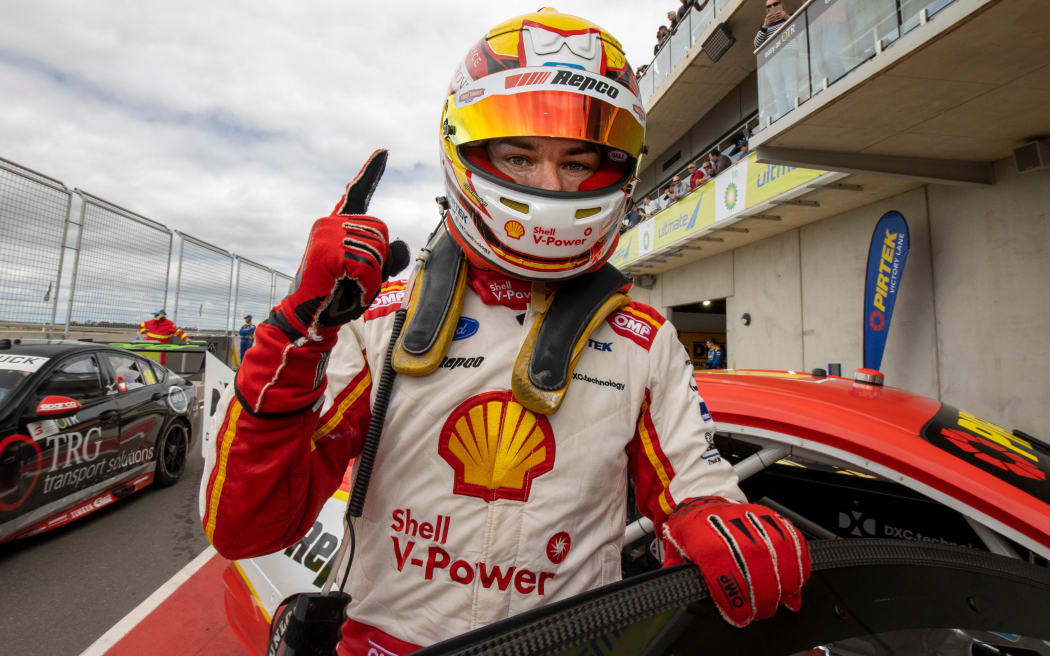 Scott McLaughlin wins race e two of the OTR SuperSprint The Bend.