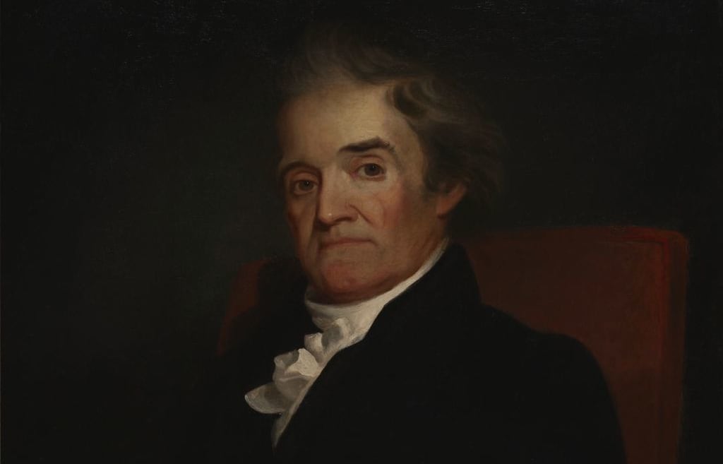"Noah Webster," painted by Samuel Finley Breese Morse.