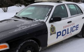 Police in Edmonton, Alberta in Canada