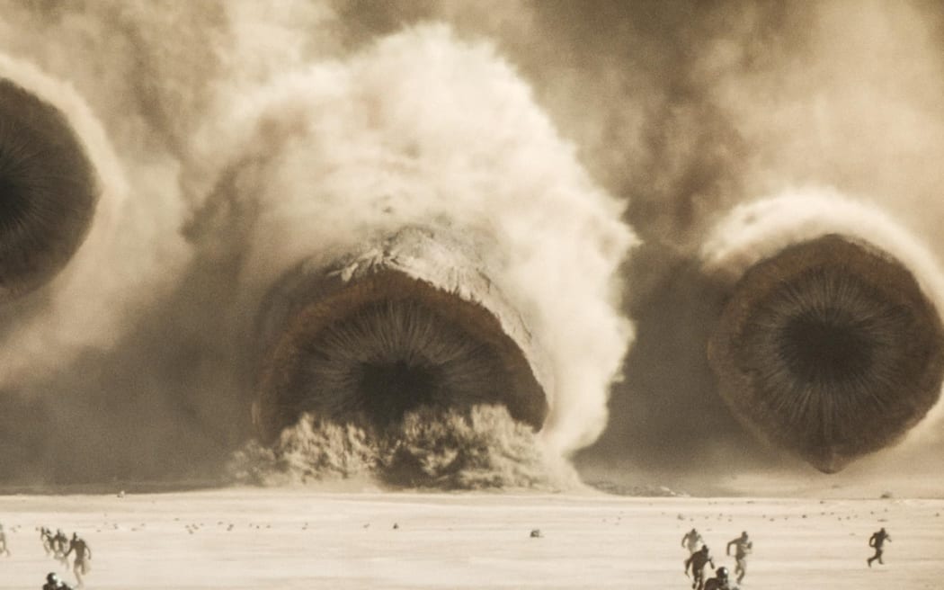 A scene from Dune Part Two