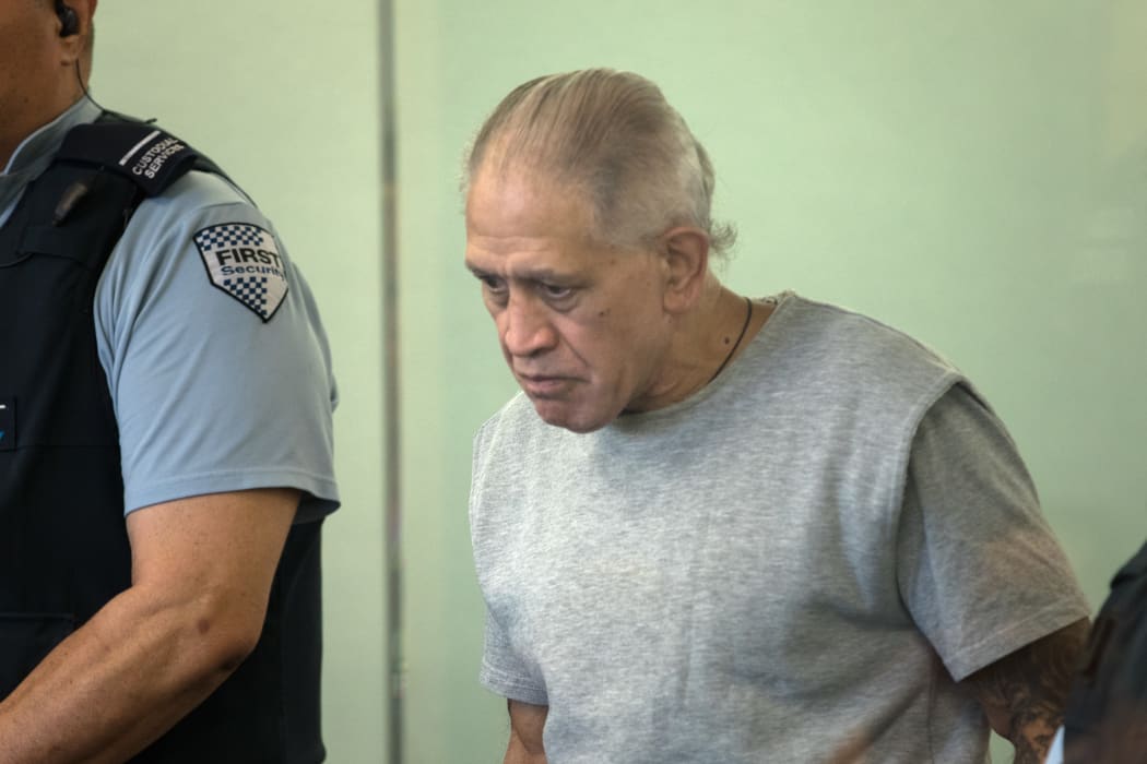 Malcolm Rewa appearing in the Auckland High Court for sentencing. 26 March 2019.