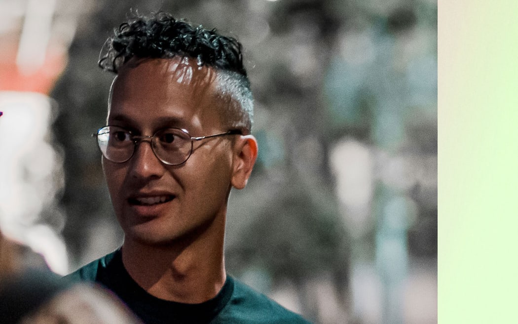Kaan Hiini. Senior designer at Curative studio and co-chair of Auckland Pride.
