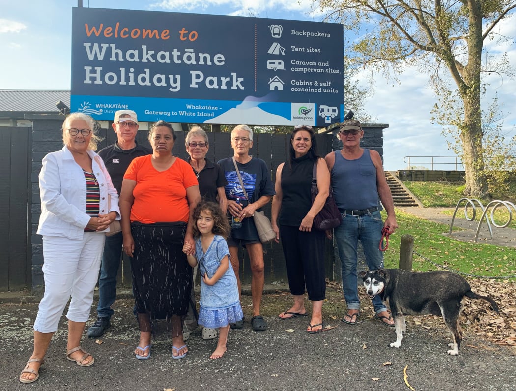 Despite the council saying no one has been asked to leave the holiday park, this group of permanent residents and many others all say they have been told to go.