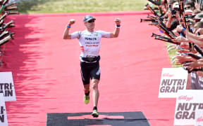 Cameron Brown wins Ironman New Zealand.