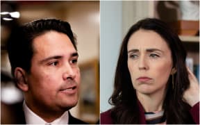 Simon Bridges and Jacinda Ardern