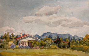 Rozel, a watercolour by Rhoda McWhannell