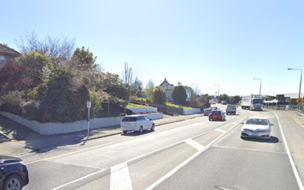 A road in Timaru.
