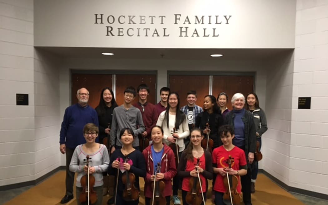 Heifetz Violin Ensemble with Sanford and Joan Reunig