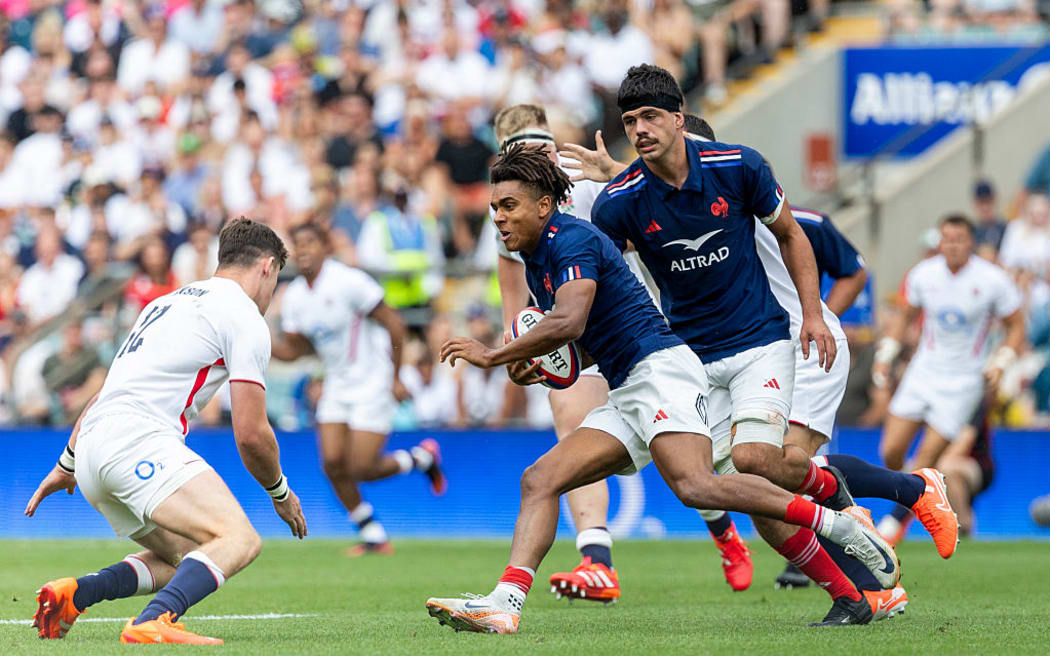 Theo Attissogbe for the France XV.