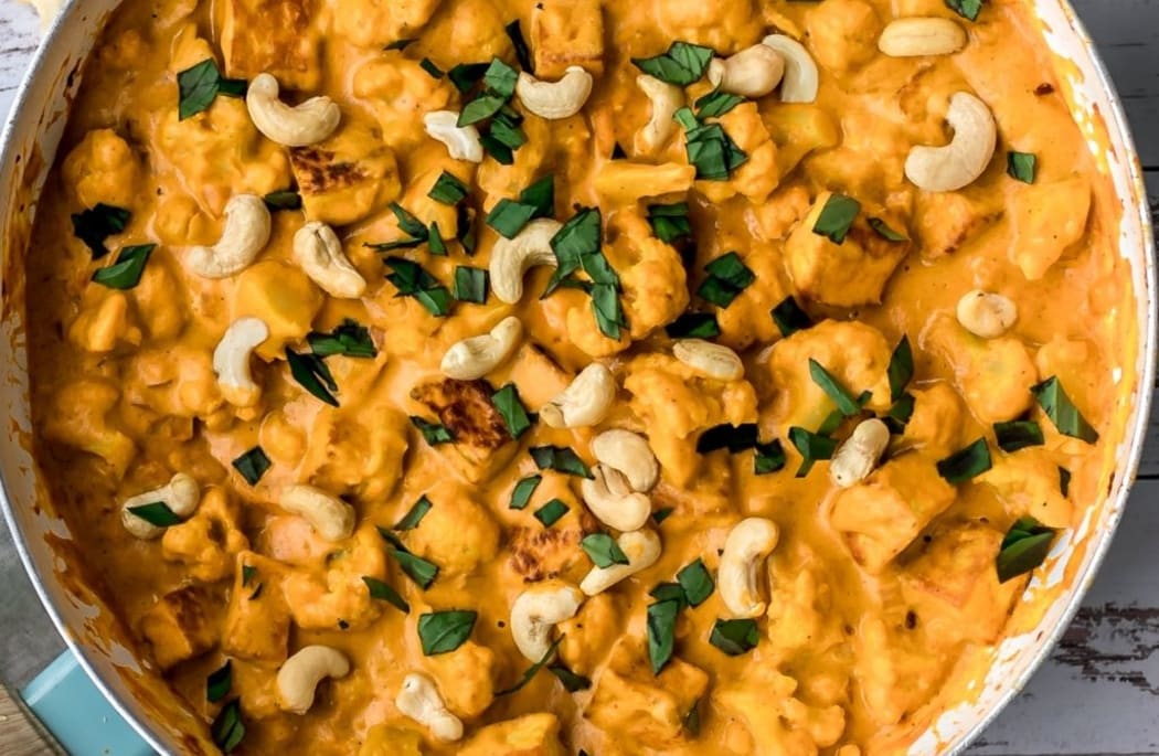 Kumara, Cashew & Cauliflower Curry