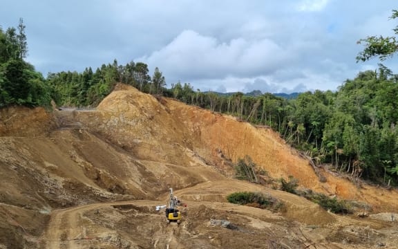 Damage to SH25A in Coromandel.