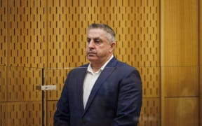David Benbow appears at the High Court in Christchurch for sentencing.